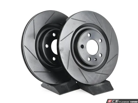 ECS Rear V5 Slotted Brake Rotors - Set (330x22)