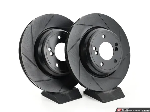 ECS Rear V5 Slotted Brake Rotors - Set (328x20)