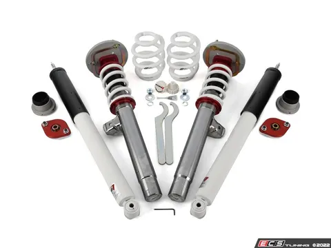 TC Kline Racing E46 TCKR Single Adjustable Coilover Kit - FS 550# - RS 600# - Monoball Rear Shock Mounts