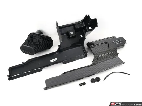 Racingline VWR R600 Intake Closed Airbox System - Cotton Filter - Gloss Carbon Fiber Lid