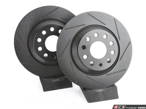 ECS Rear V5 Slotted Brake Rotors - Set (300x12)