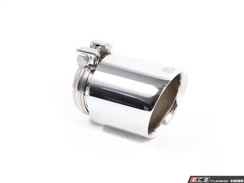 Rennline Rennline Universal 3.5" Exhaust Tip Silver - Priced Each