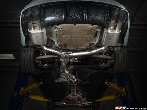 ECS Build Your Own Audi B8/8.5 S4 3.0T Valved Cat Back Exhaust System - Titanium
