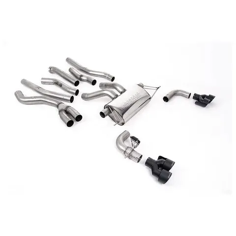 Milltek Sport Catback Exhaust - Black Tips