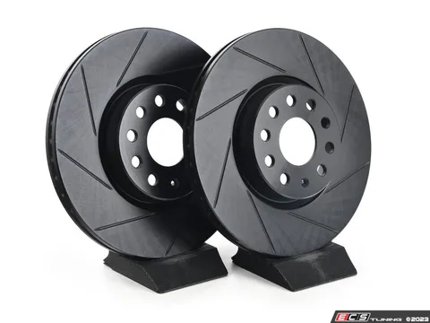 ECS Front V5 Slotted Brake Rotors - Set (312x25)