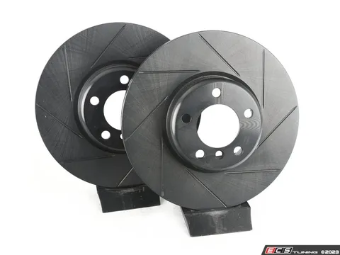 ECS Front V5 Slotted Brake Rotors - Set (340x30)