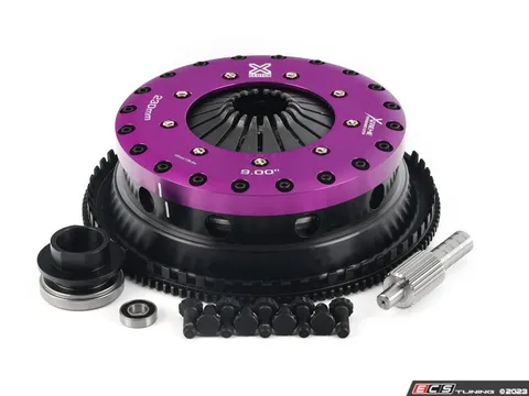 XClutch 9" Twin Disc Clutch and Flywheel Kit - Solid Organic Discs