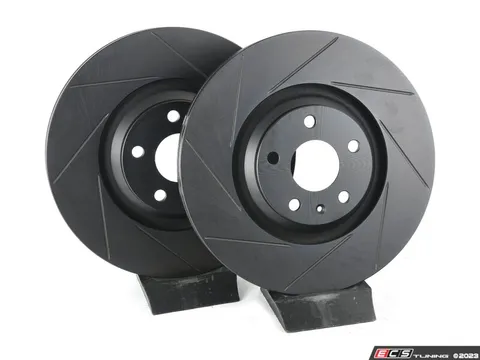 ECS Front V5 Slotted Brake Rotors - Set (340x30)