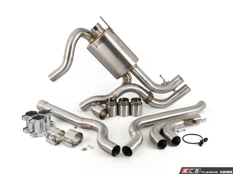Active Autowerke Valved Axle-Back Exhuast With Stainless Brushed Tips