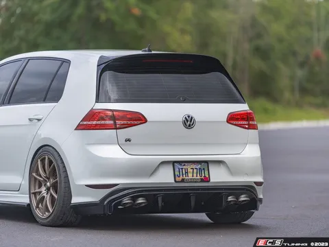 ECS MK7 Golf R Functional Aerodynamic Rear Diffuser Kit