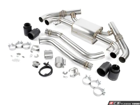 Dinan Performance Valved Axle-Back Exhaust - Black Tips
