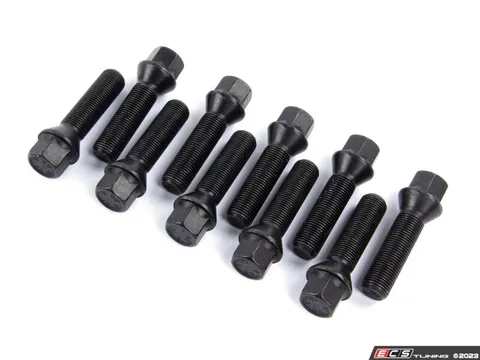 Dinan Dinan Cone Seat Lug Bolt Kit - M14x1.25x50mm - Black