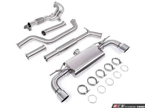 Unitronic Unitronic MK7/MK7.5 GTI Turbo-Back Exhaust System - Chrome Tips