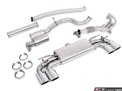 Unitronic Unitronic Performance Turbo-Back For MK7/MK7.5 Golf R - Oval Chrome Tips
