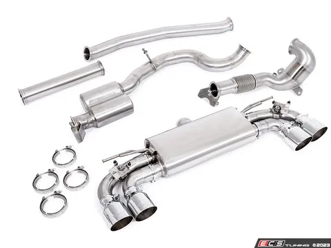 Unitronic Unitronic Performance Turbo-Back For MK7/MK7.5 Golf R - Round Chrome Tips