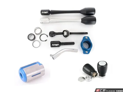 Enthusiast Bundles Turner Adjustable Short Shift Kit & 6-Speed Weighted Shift Knob AND Polyurethane Shifter Arm Bushing