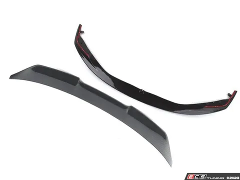 Enthusiast Bundles G80 M3 Carbon Front Lip & Carbon High Kick Trunk Spoiler