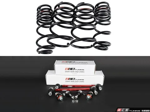 Doorbusters Adjustable Front & Rear Sway Bar End Link Kit - With MK7/MK8 GTI Lowering Spring Set