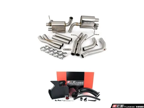 Doorbusters Audi B8/8R SQ5 Downpipe Back Exhaust - Non-Resonated - With Luft-Technik Intake System