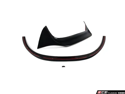 Doorbusters VW MK8 GTI Flush Style Gloss Black Front Lip Spoiler With Gloss Black Hatch Spoiler Extension