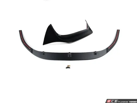 Doorbusters VW MK8 GTI Textured Traditional Style Front Lip Spoiler & Gloss Black Hatch Spoiler Extension