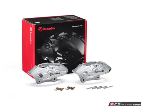 Brembo Performance Brake Caliper Set - Silver - Front