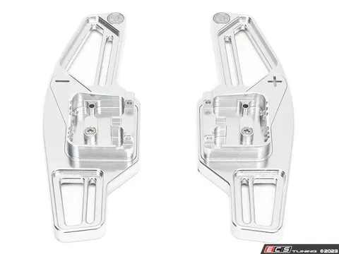 Black Forest Industries BFI Complete Replacement Shift Paddles - Audi 4M - Clear Anodized