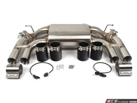 Active Autowerke Active Autowerke Valved Axle-Back Exhaust - Black Tips