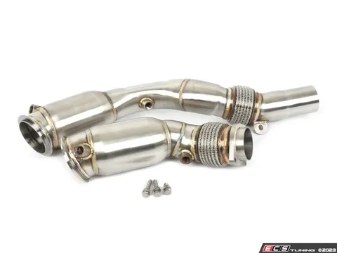 MAD MAD S55 Catted Downpipes M2C/M3/M4 With Flex Section