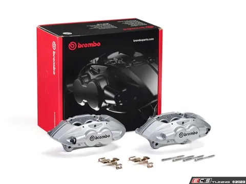 Brembo Performance Brake Caliper Set - Silver - Front