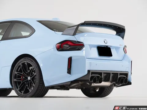 Turner Motorsport G42/G87 Carbon Fiber High-Rise Rear Spoiler & Adjustable Gurney Flap
