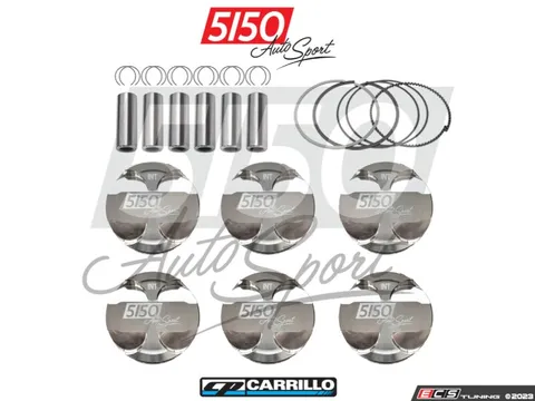 5150 Autosport CP-Carrillo Forged Piston Set - B58 Pro-Xtreme 82mm