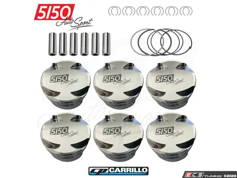 5150 Autosport CP-Carrillo Custom Forged Piston Set - B58