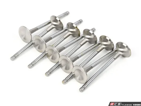 Supertech VW 2.5L 5Cyl Black Nitrided Exhaust Valve - Set Of 10
