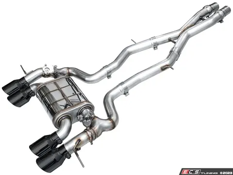 AWE AWE SwitchPath Exhaust System - Diamond Black Tips