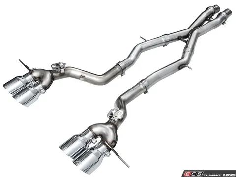 AWE AWE Track Edition Exhaust System - Chrome Silver Tips