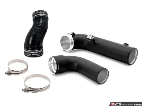Mishimoto B58TU Performance Charge Pipe - Wrinkle Black