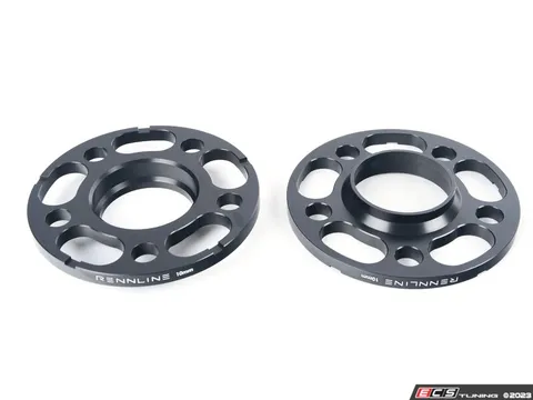 Rennline Rennline 10mm Wheel Spacers - Black (Pair)