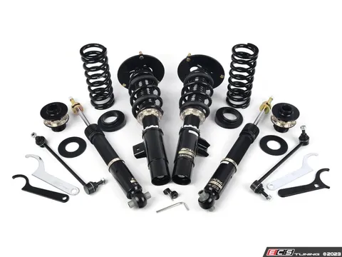 BC Racing BR Series Coilover Suspension Kit - 3-Bolt Top Mounts