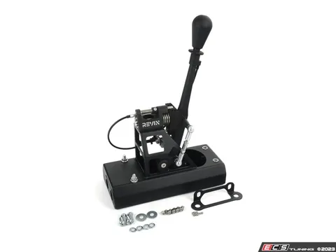REVIN Short Shifter Underbody Mount (02J / 02M / 02Q) - Black Shift Knob
