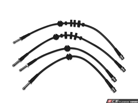 034Motorsport Front & Rear Stainless Braided Brake Line Kit
