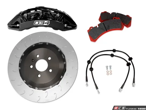 034Motorsport 034Motorsport RS+ Big Brake Package - Black Calipers (390x34)