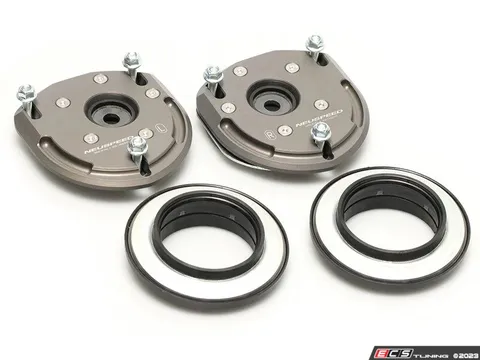 Neuspeed Billet BiAXIS Upper Front Strut Mount - With Replacement OE Strut Bearing