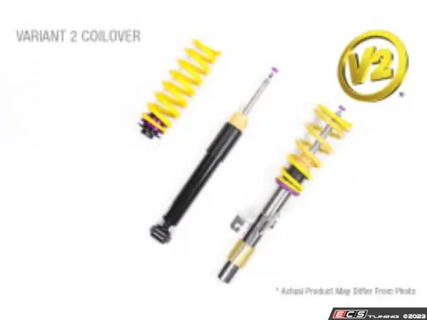 KW Suspension KW V2 Series Coilover Kit - Adjustable Dampening