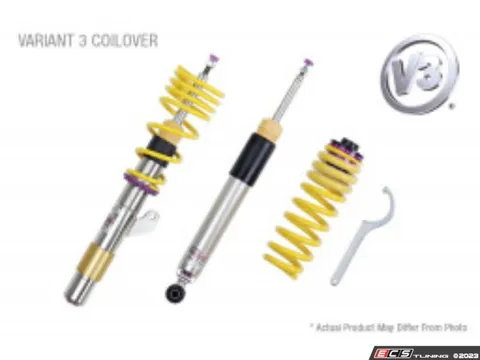 KW Suspension KW V3 Series Coilover Kit - Double Adjustable Damping