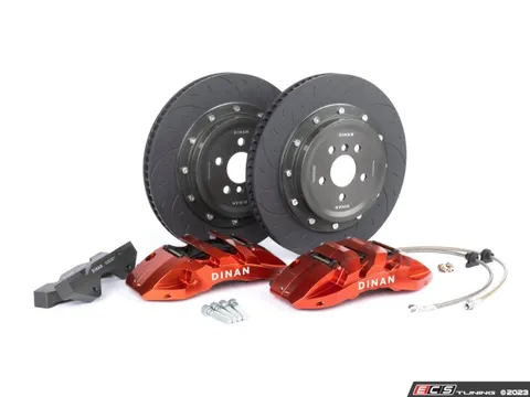 Dinan Front 6-Piston Big Brake Kit - 395x34mm - Red Calipers