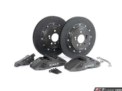 Dinan Rear 4-Piston Big Brake Kit - 370x32mm - Gray Calipers