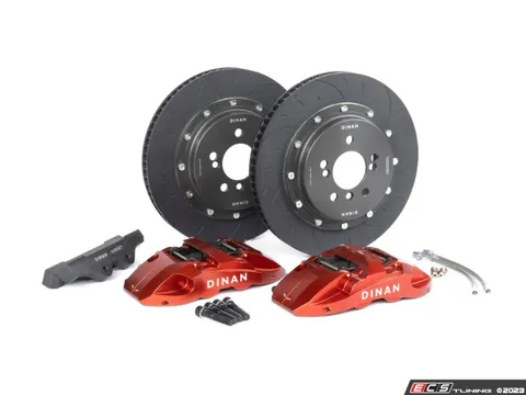 Dinan Rear 4-Piston Big Brake Kit - 370x32mm - Red Calipers