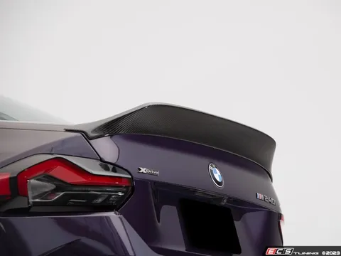 Enthusiast Bundles G87 M2 Carbon Fiber Trunk Spoiler & Gloss Black Rear Diffuser