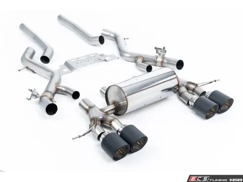 Milltek Sport Non-Resonated Secondary Cat Back System With JET-115 Carbon Trims
